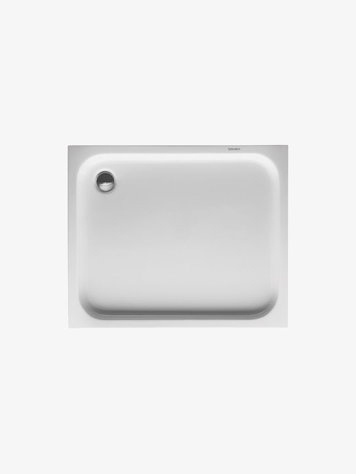 Douchebak D-code rechthoekig