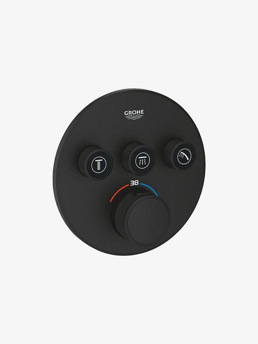 Thermostatic shower tap Smartcontrol round 3 outputs