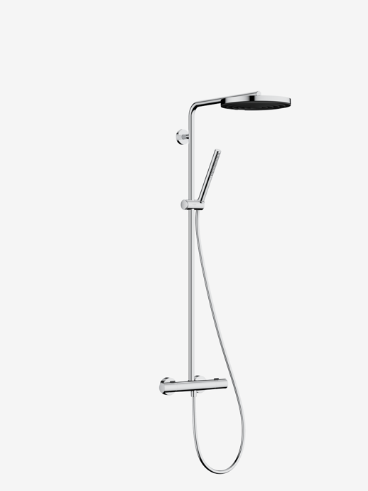 Douchecombinatie Pulsify S Puro 260 met Ecostat Fine thermostaat en staafhanddouche - 1 straal