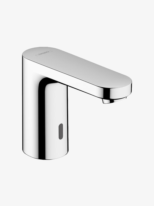 Electronic bathroom tap Vernis Blend pre-selectable temperature