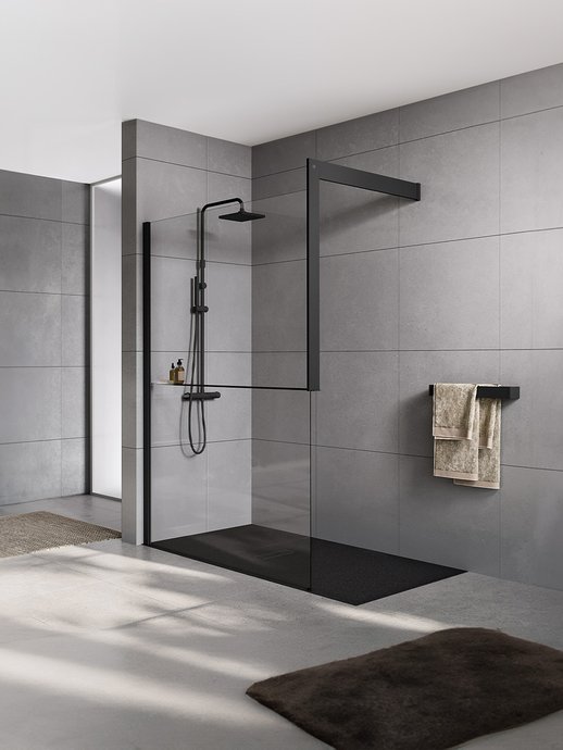 Walk-in shower Kuadra H Kit Frame