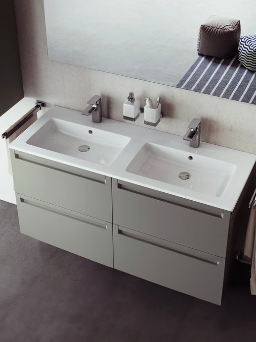 Mineral marble vanity unit Leo
