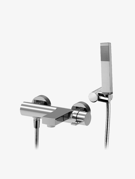 Bad/douche eengreepsmengkraan Rock met doucheset