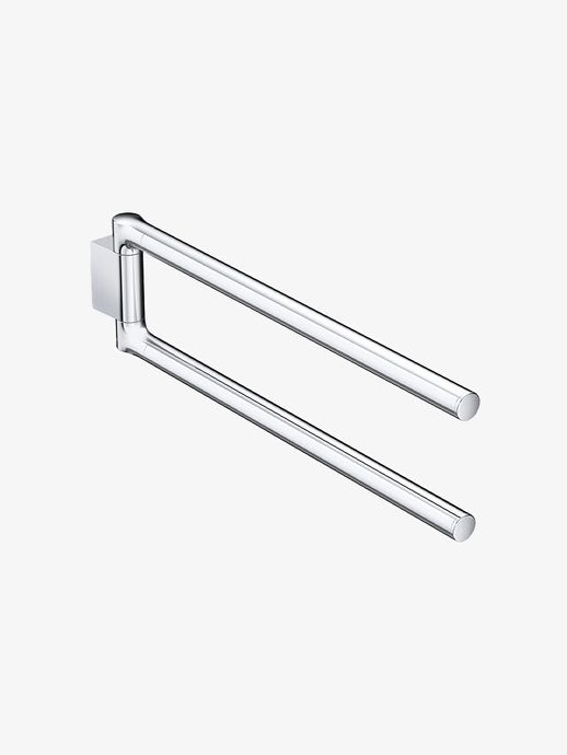 Série d'accessoires Clivia : Porte-serviettes avec deux bras