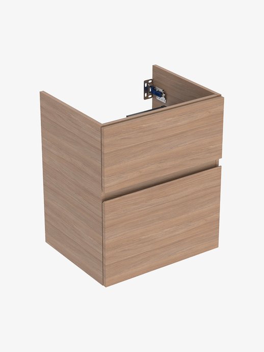 Sous-meuble deux tiroirs pour lavabo Geberit Caluna