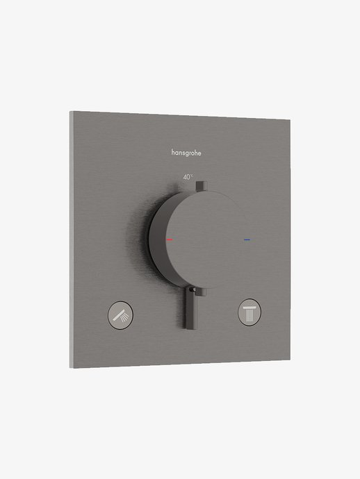 Ecostat Comfort E Inbouwthermostaat voor 2 systemen douchekraan