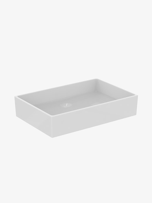 Countertop basin Extra Square without tap deck