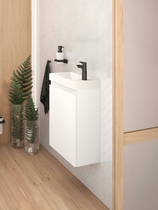 Handbasin cabinet A22 with integrated pulls