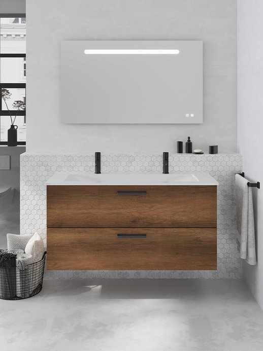 Furniture range Mix & Match - Rusty oak decor, L. 100 cm