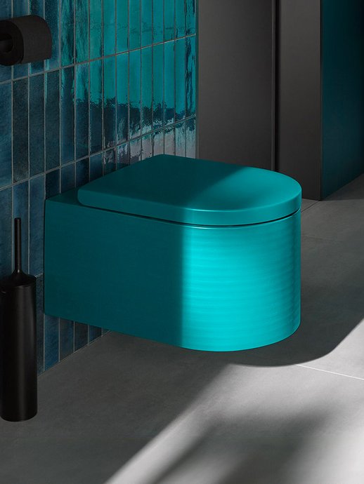 Wall-mounted toilet Millio lines Rimless Durafix Closet