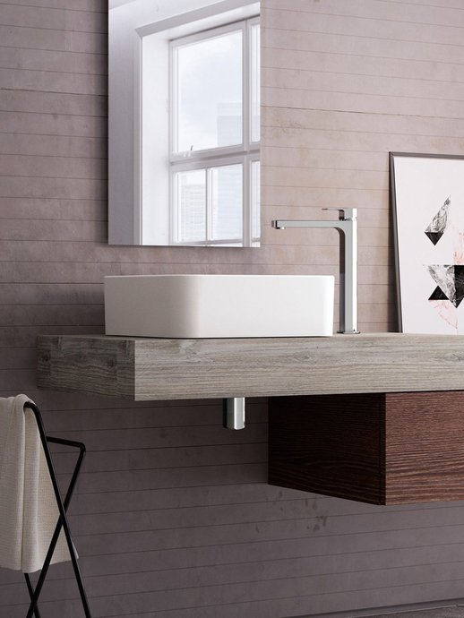 Countertop basin Strada 2 square