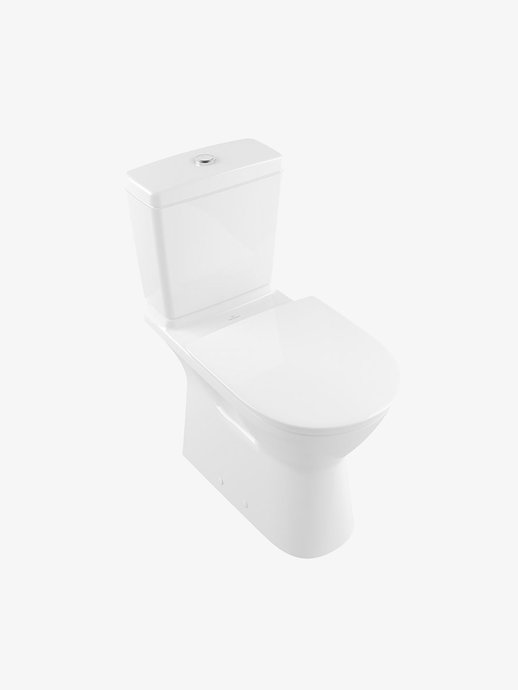 Comfort toilet, floor-mounted, ViCare DirectFlush