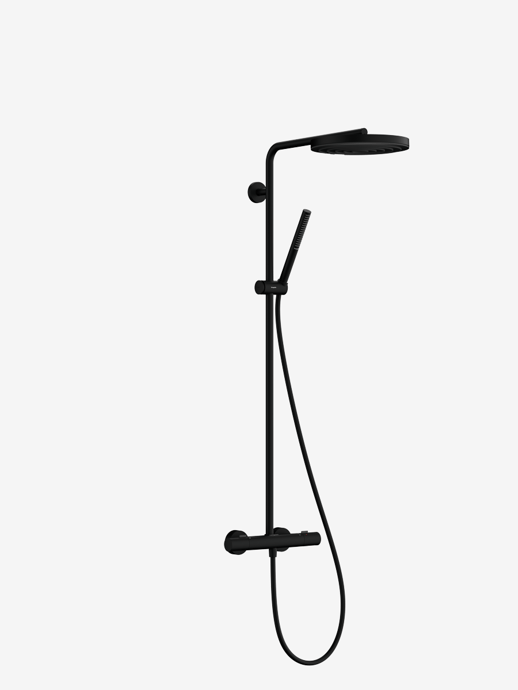 Colonne de douche Pulsify S Puro 260 EcoSmart avec thermostat Ecostat Fine et douche à main micro - 1 jet