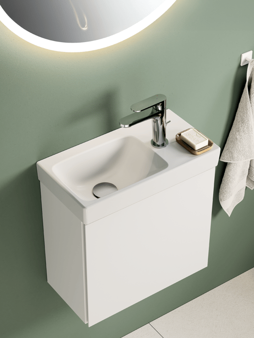 Lave-mains asymétrique Geberit Cahuna