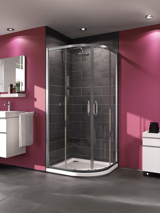 1/4 round sliding doors D-motion