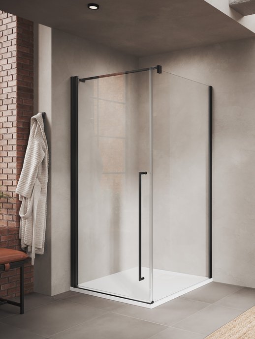 Side shower screen for Urban swing door