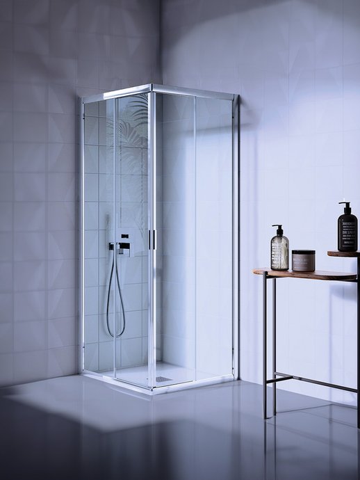 Sliding doors Rapid for corner entry