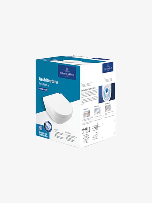 WC suspendu Architectura TwistFlush