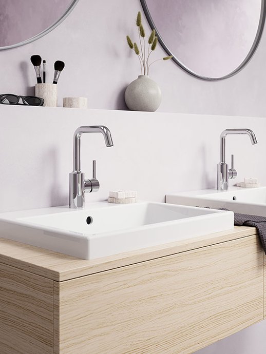 Mixer tap Vantis with drain