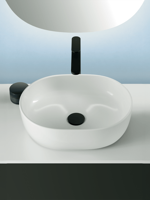 Opzetwaskom Geberit Caluna elliptisch