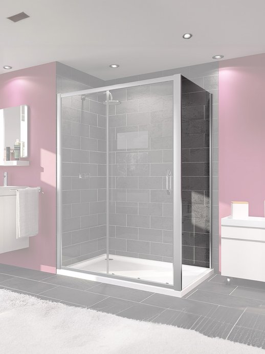 Side panel D-motion for corner installation