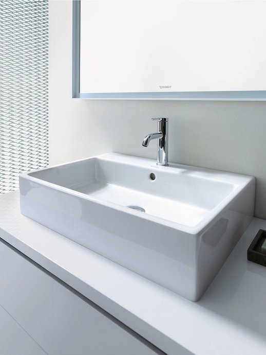 Countertop basin VeroAir with tap deck