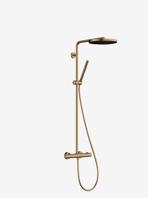 Douchecombinatie Pulsify S Puro 260 met Ecostat Fine thermostaat en staafhanddouche - 1 straal