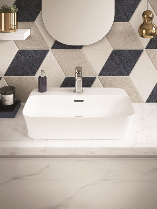 Countertop basin Ipalyss rectangular