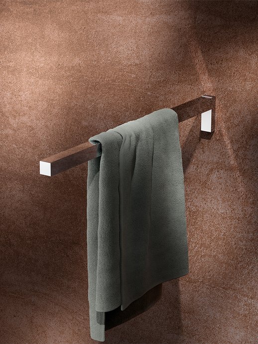 Série d'accessoires Edition 90 Square : Porte-serviettes 1 bras