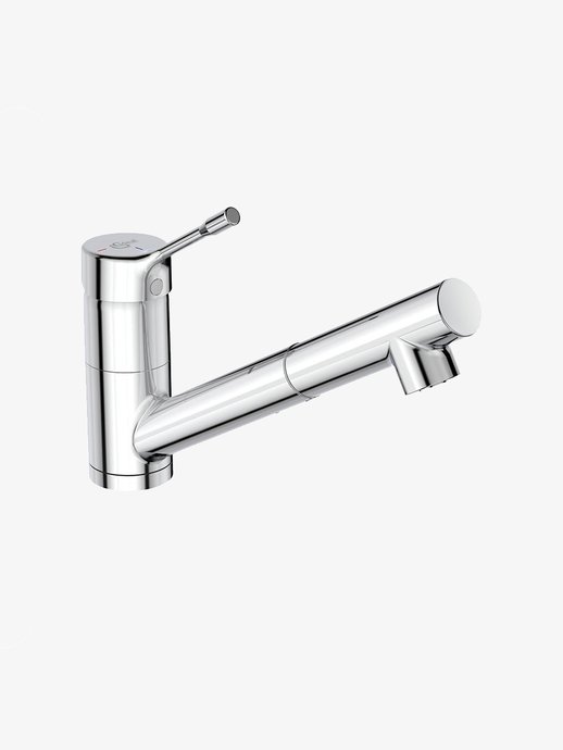 Kitchen mixer tap Ceralook BlueStart with pull-out spray head
