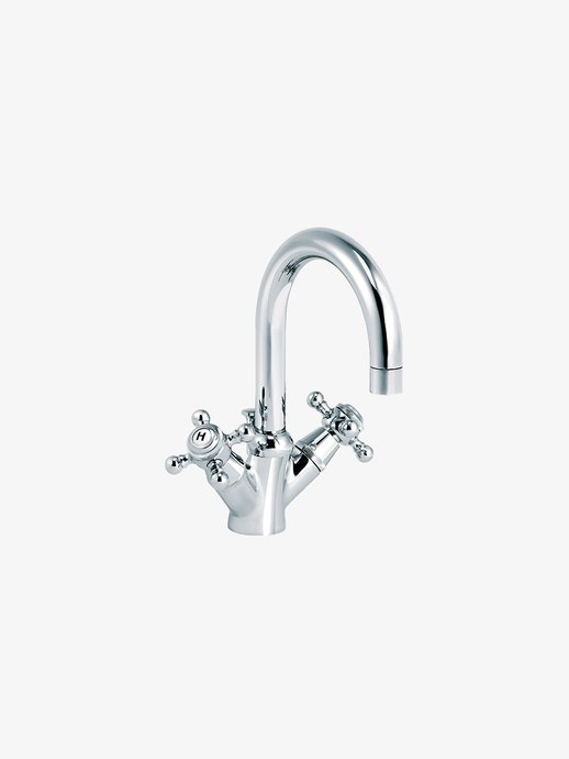 Mélangeur lavabo 1921 bec en "C"