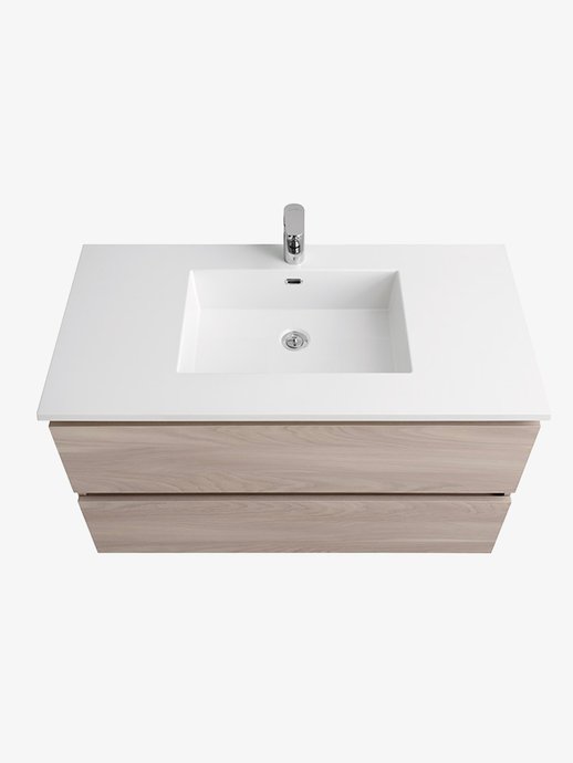 Wastafelblad in kunstmarmer Sobro