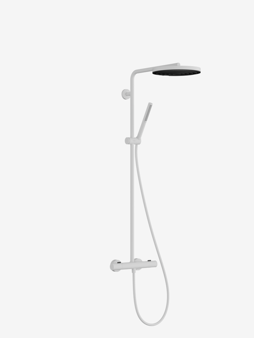 Colonne de douche Pulsify S Puro 260 EcoSmart avec thermostat Ecostat Fine et douche à main micro - 1 jet