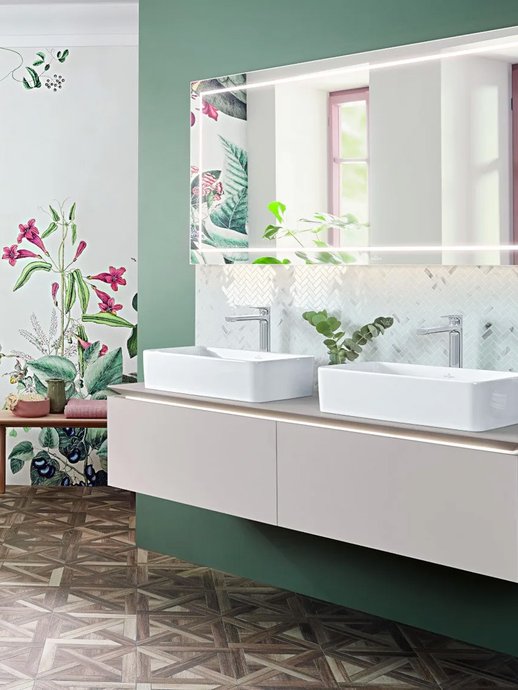 Countertop basin Soul rectangular