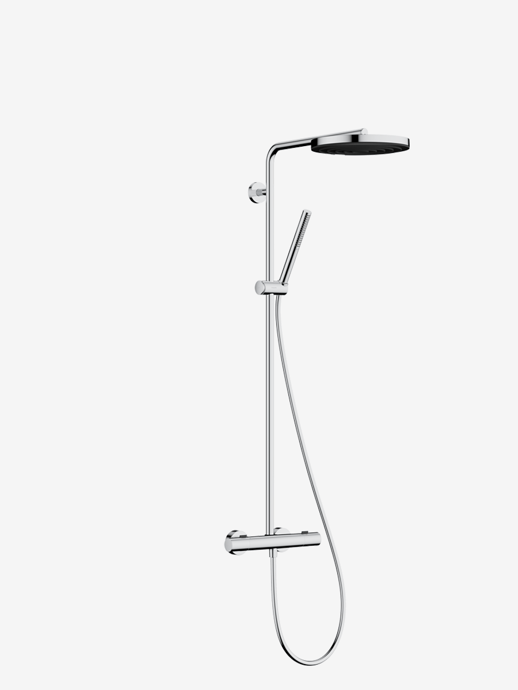 Colonne de douche Pulsify S Puro 260 EcoSmart avec thermostat Ecostat Fine et douche à main micro - 1 jet