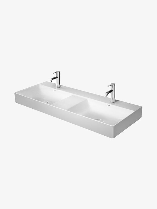 Wall-mounted twin basin Durasquare