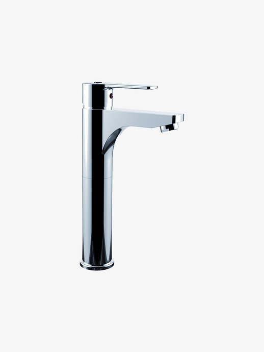 Mixer tap Red raised