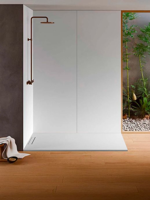 Receveur de douche Aquabella Next en Epur beige