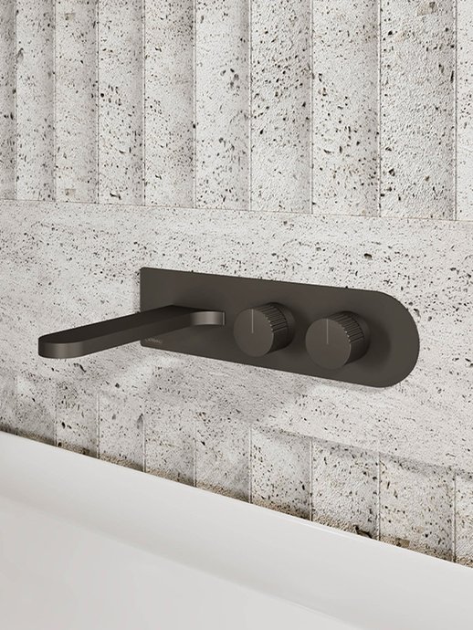 Wall-mounted mixer tap Q-time (in one)