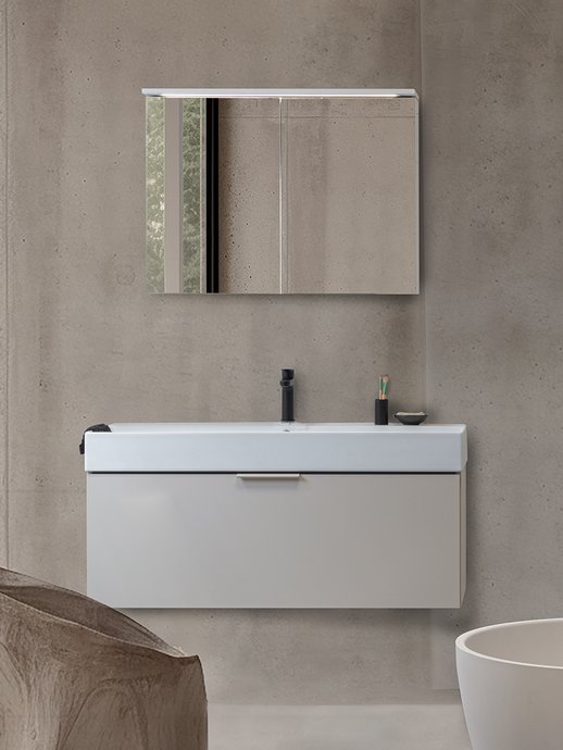 Meubelreeks Sand - Onderkast L. 100 cm, Zandkleur