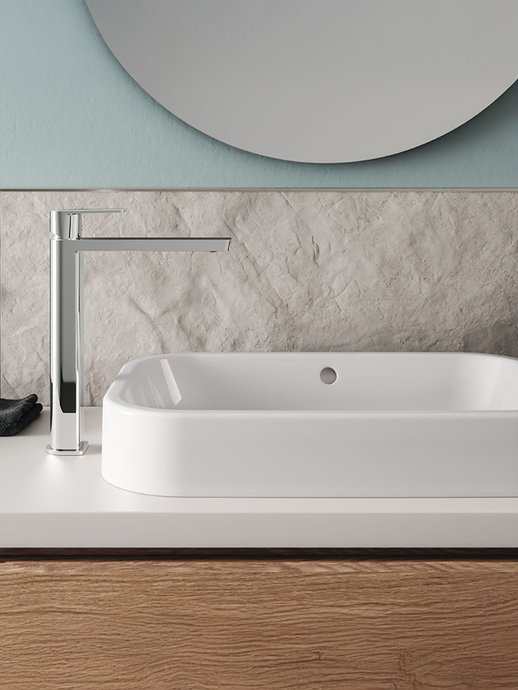 Mixer tap Stela raised