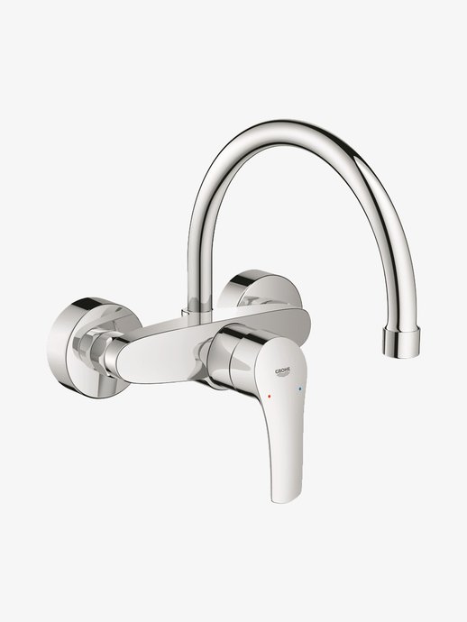 Kitchen mixer tap Eurosmart wall-mount model