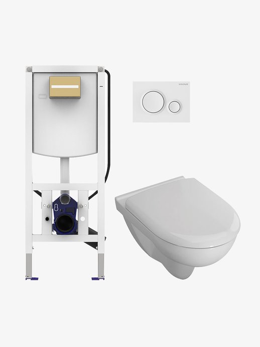 Vico Pack WC Clivia met bediedingsplaat
