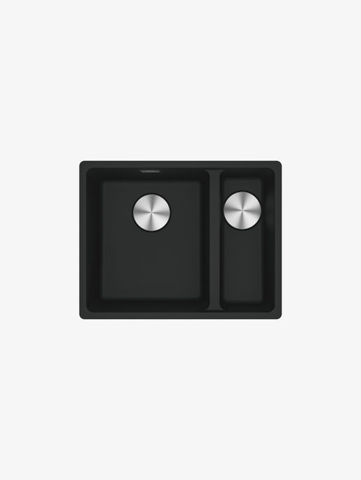 Sink Maris 1 + 1/2 matte black