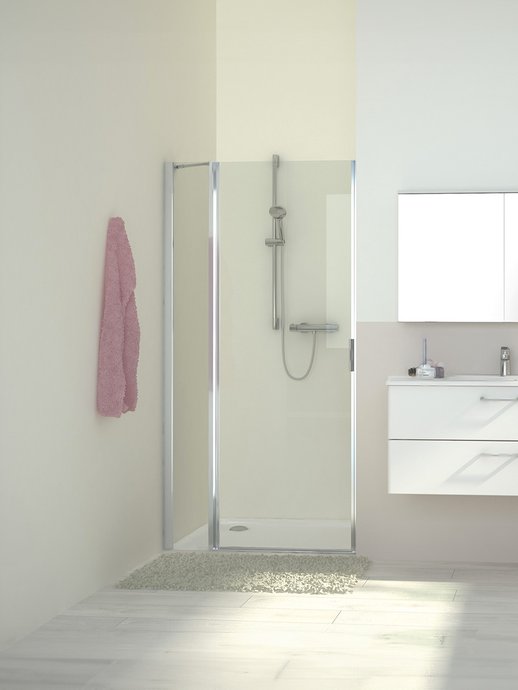 Porte battante avec partie fixe Individual 2.0 en niche
