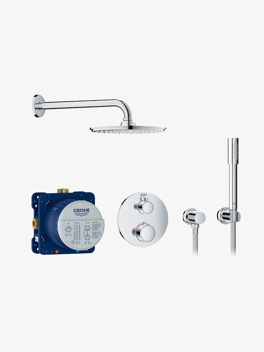 Ensemble Grohtherm Rainshower Cosmopolitan