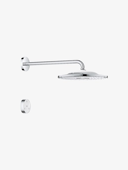 Wall-mounted round overhead shower Rainshower SmartConnect 310
