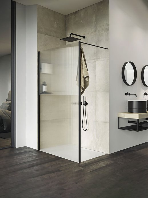 Walk-in shower Select + Frame