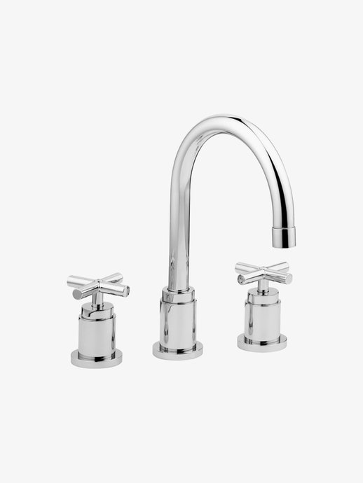 Three-hole mixer tap Quattro