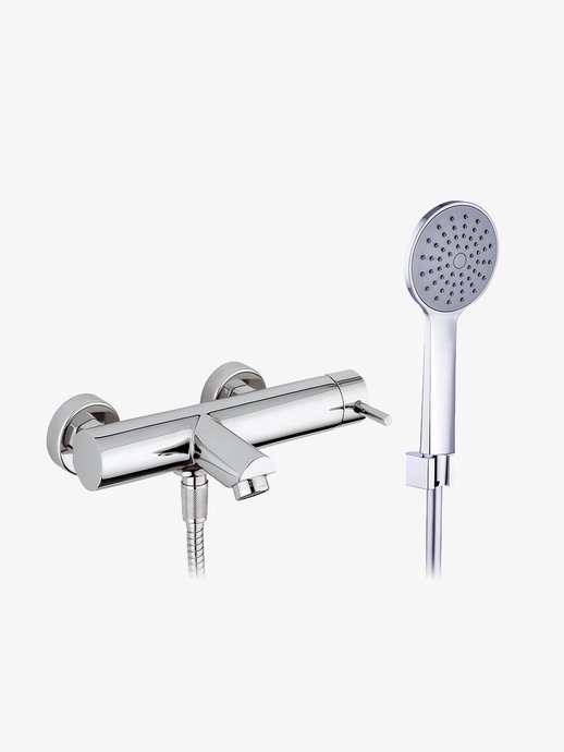Bad/douche eengreepsmengkraan Stick met doucheset
